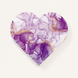 Cuaderno Acuarela divertida fondo púrpura con Relieves meta