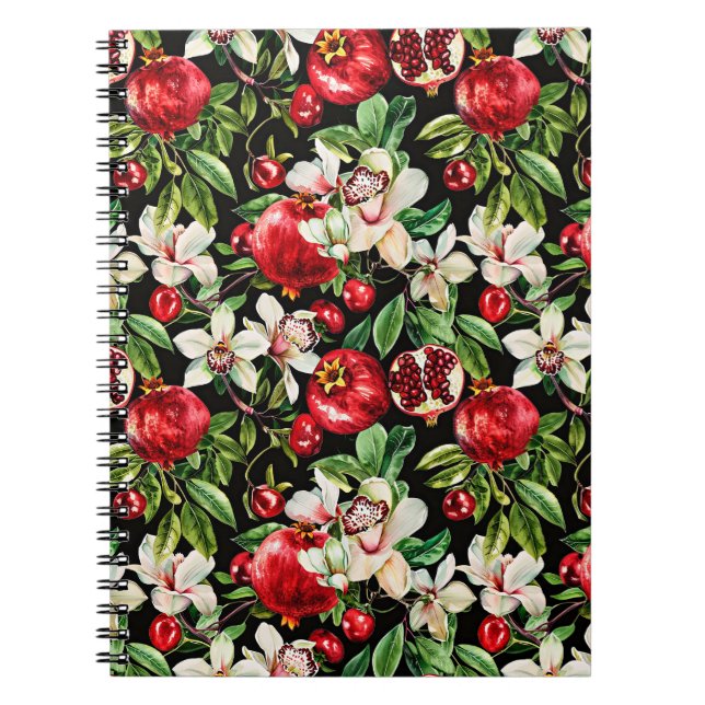 Cuaderno acuarela esboza un patrón detallado y elegante de  (Frente)