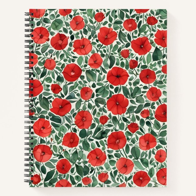 Cuaderno Acuarela Floral (Anverso)