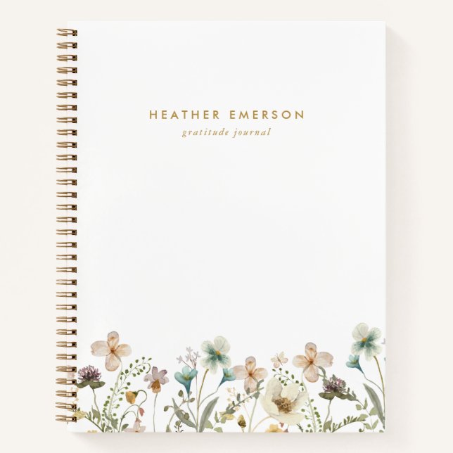 Cuaderno Acuarela Floral (Anverso)