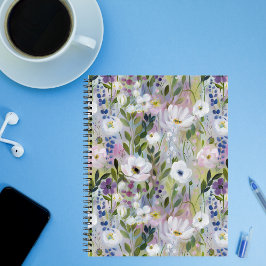 Cuaderno Acuarela Floral de Prado Suave