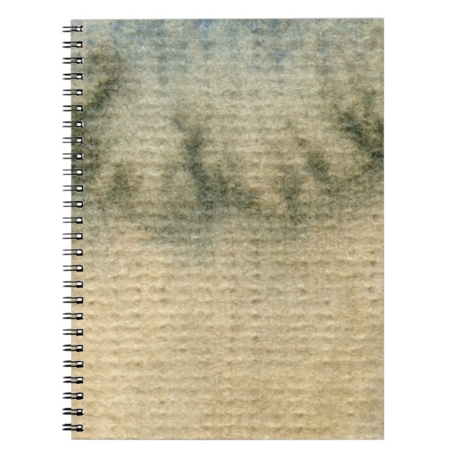 Cuaderno acuarela gris-azul 6 del fondo (Frente)