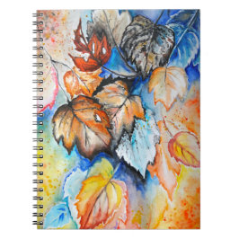 Cuaderno Acuarela - Hojas de otoño