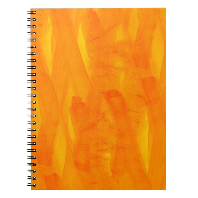 Cuaderno Acuarela inconsútil del extracto del amarillo del (Frente)