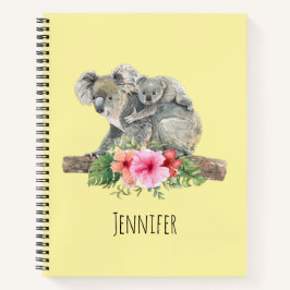 Cuaderno Acuarela Koala Bears Cuece Mamá Y Bebé