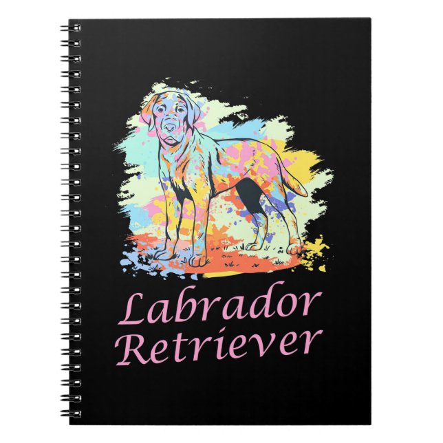 Cuaderno Acuarela Labrador Recuperador (Frente)