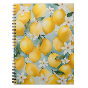 Cuaderno Acuarela Limón/fruta 