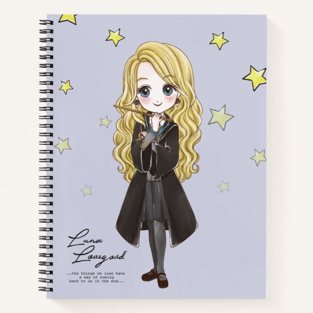Cuaderno Acuarela Magnífica Luna Lovegood (Anverso)