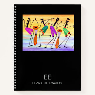 Cuaderno Acuarela, muestra de felicidad en un bloc de notas