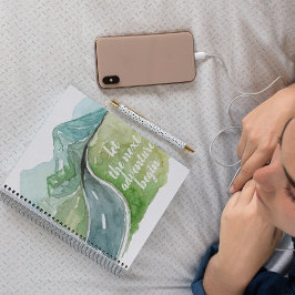Cuaderno Acuarela Naturaleza Comienza La Próxima Aventura