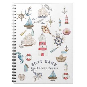 Cuaderno Acuarela Nautical Elements Sailor