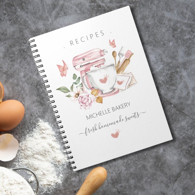 Cuaderno Acuarela Panadería mezclador Recetas (Subido por el creador)
