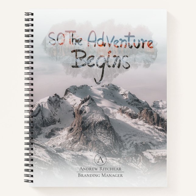 Cuaderno Acuarela para que la aventura empiece el texto per (Anverso)