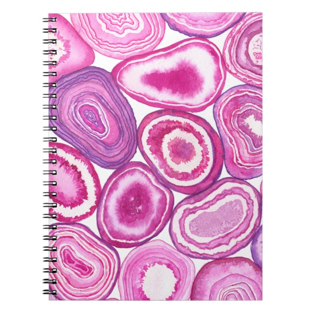 Cuaderno acuarela rosa agada (Frente)