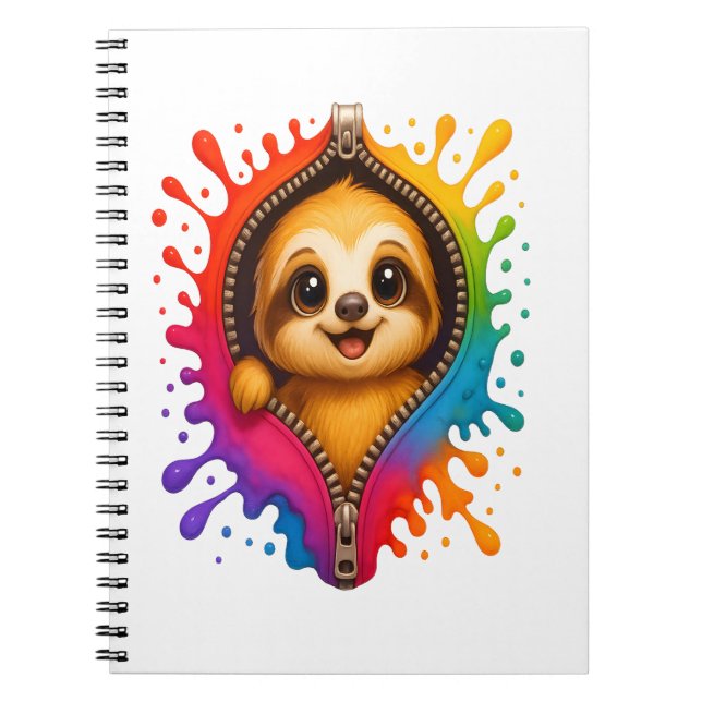 Cuaderno Acuarela Sloth (Frente)