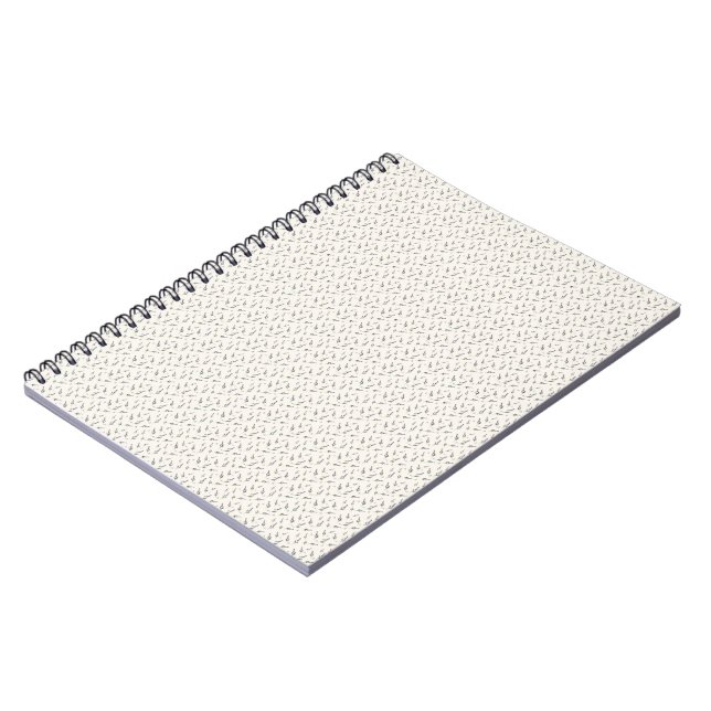 Cuaderno Acuarela Suave Lavanda y Baya de Invierno (Lado Izquierdo)