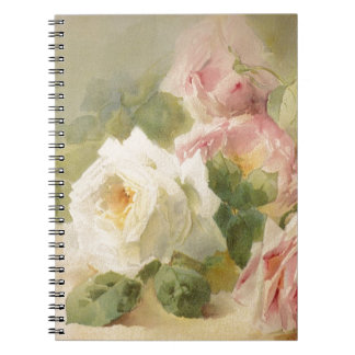 Cuaderno Acuarela subió Victorian del vintage
