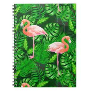 Cuaderno acuarela tropical flamenca