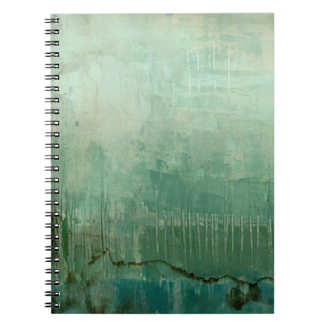 Cuaderno Acuarela verde contemporánea (Frente)