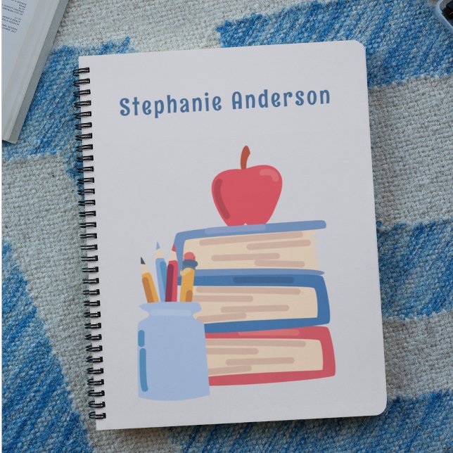 Cuaderno Acuarela Volver a la escuela Monograma Manual de e (Subido por el creador)