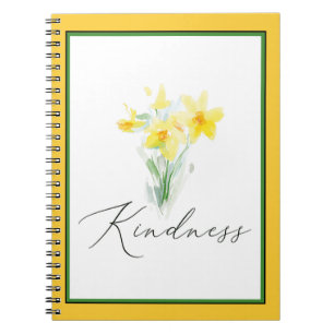 Cuaderno Acuarelas de narcisos de amabilidad