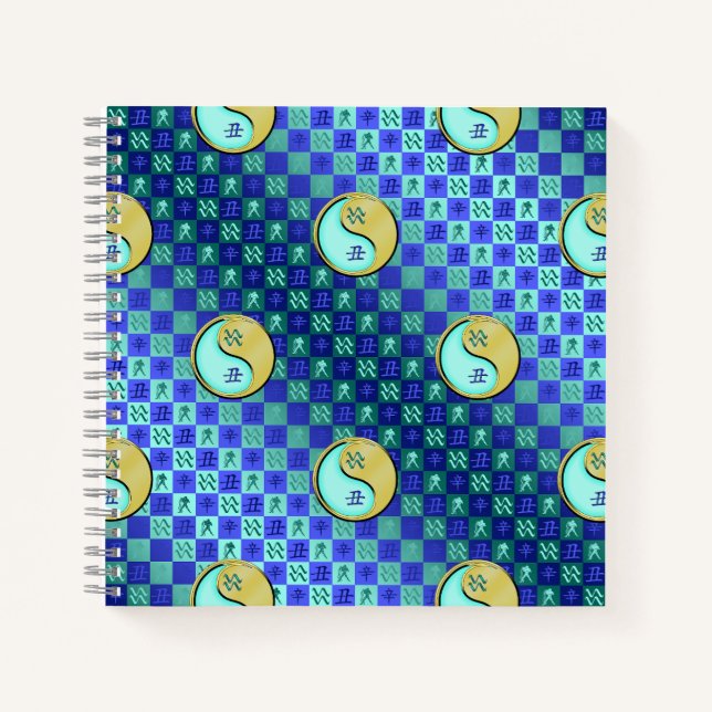 Cuaderno Acuario & Buey de Metal (Anverso)
