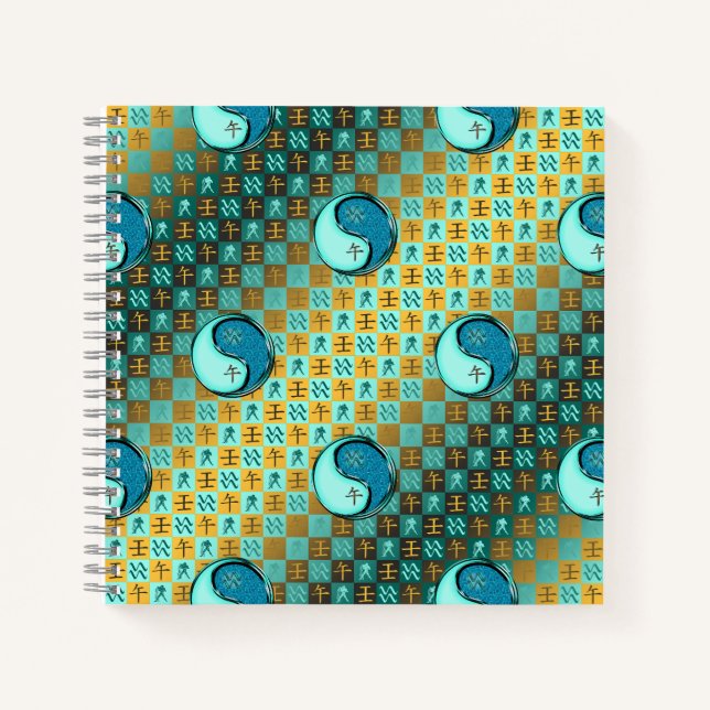 Cuaderno Acuario & Caballo de Agua (Anverso)