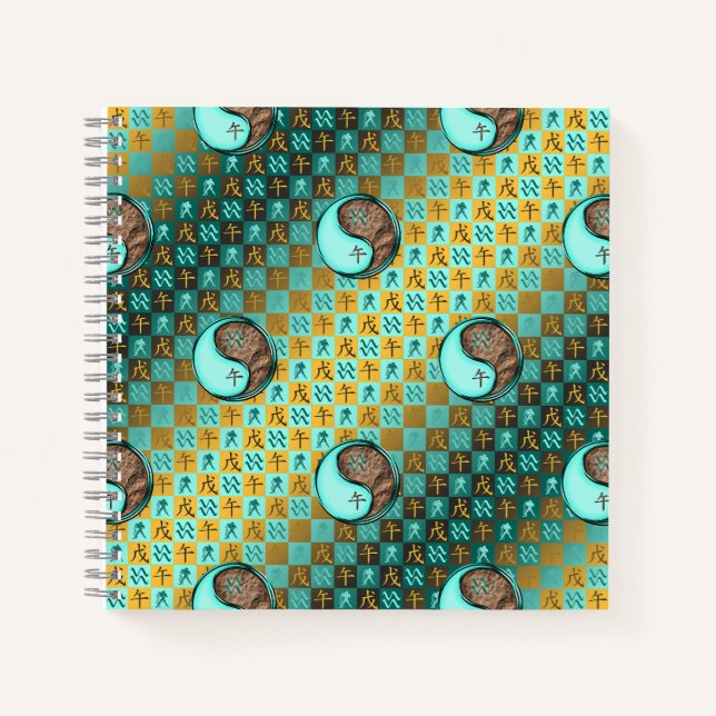 Cuaderno Acuario & Caballo de Tierra (Anverso)