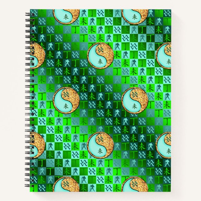 Cuaderno Acuario & Cabra de Fuego (Anverso)