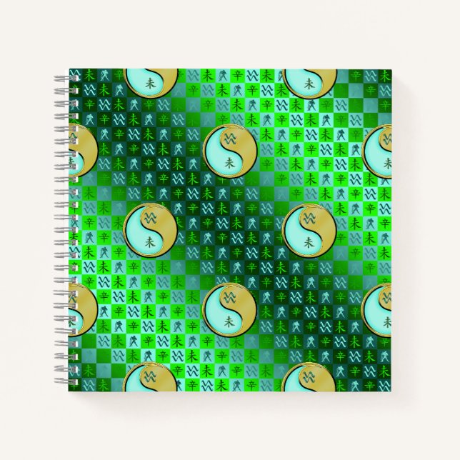 Cuaderno Acuario & Cabra de Metal (Anverso)
