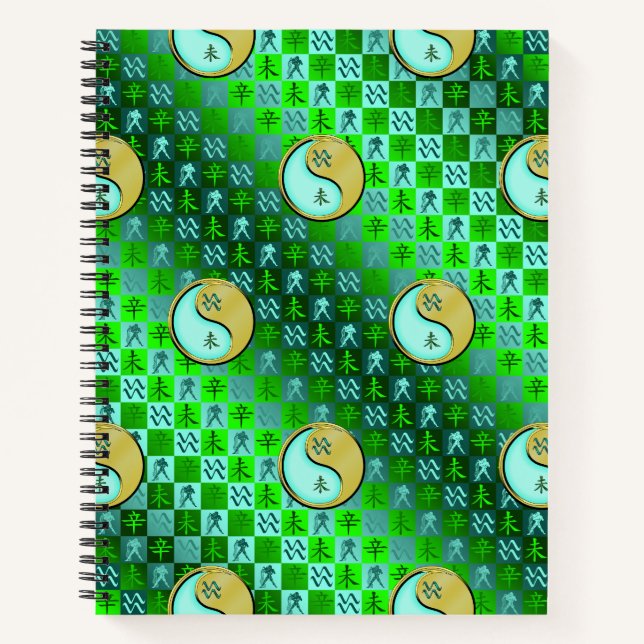 Cuaderno Acuario & Cabra de Metal (Anverso)