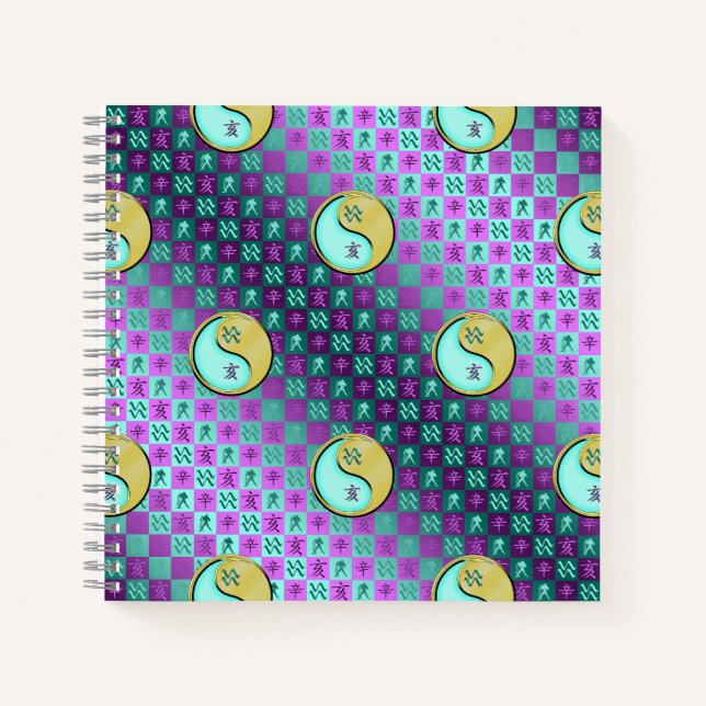 Cuaderno Acuario & Cerdo de Metal (Anverso)