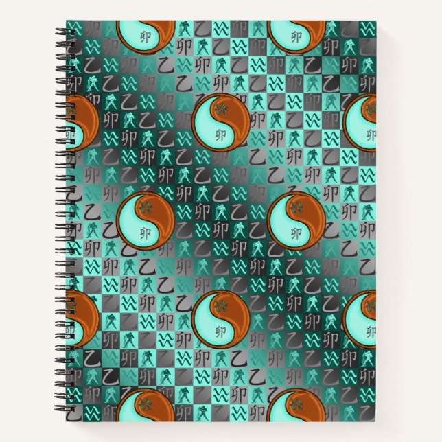Cuaderno Acuario & Conejo de Madera (Anverso)