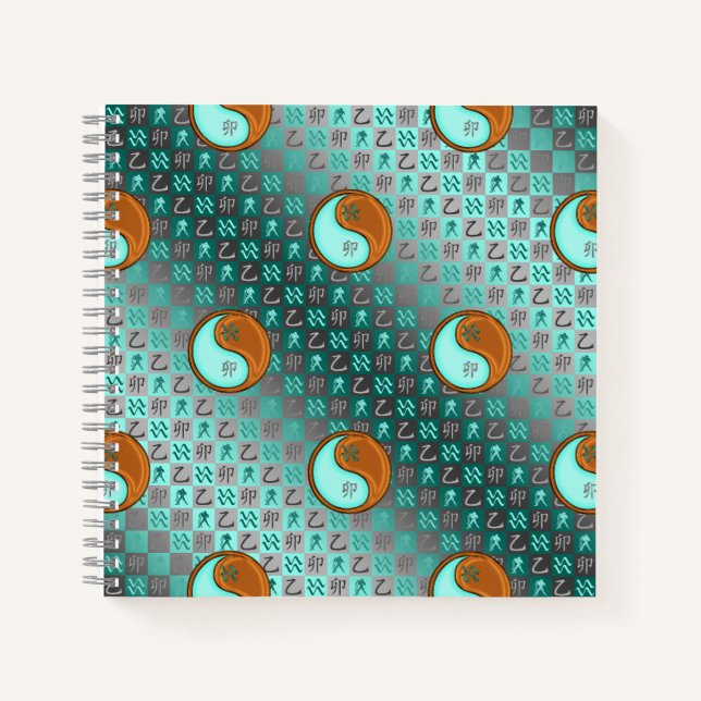 Cuaderno Acuario & Conejo de Madera (Anverso)