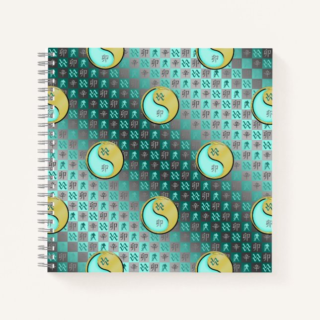 Cuaderno Acuario & Conejo de Metal (Anverso)