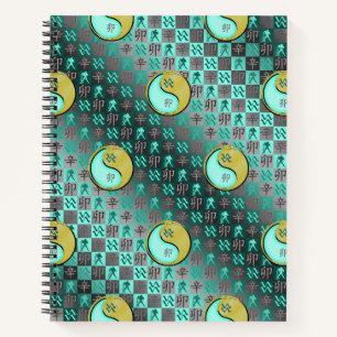Cuaderno Acuario & Conejo de Metal