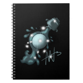 Cuaderno Acuario cósmico Uranus Zodiac