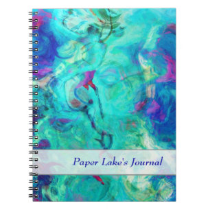 Cuaderno Acuario de agua salvaje Resumen Diseño de Arte