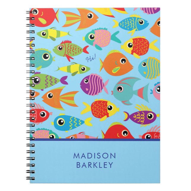Cuaderno Acuario de Peces Tropicales Cute Kid's (Frente)