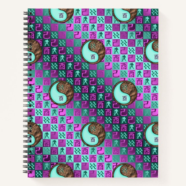Cuaderno Acuario & Gallo de Tierra (Anverso)