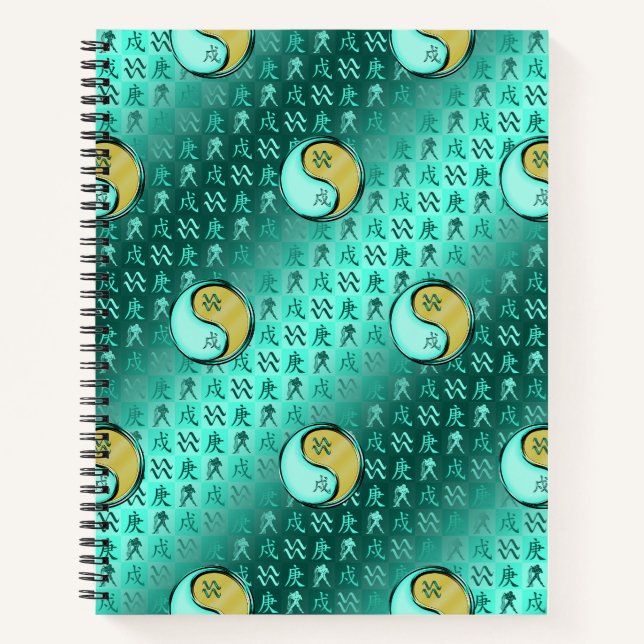 Cuaderno Acuario & Perro de Metal (Anverso)