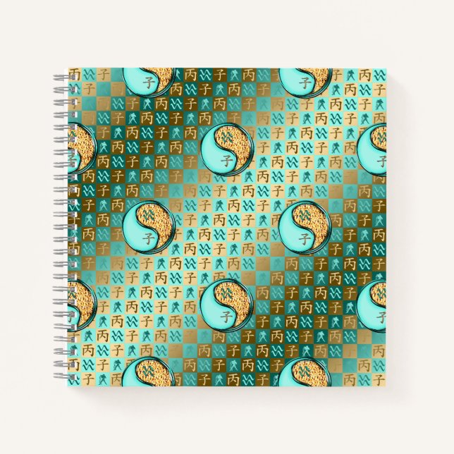 Cuaderno Acuario & Rata de Fuego (Anverso)