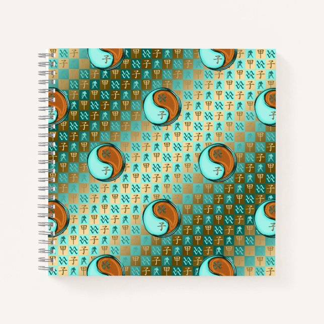 Cuaderno Acuario & Rata de Madera (Anverso)
