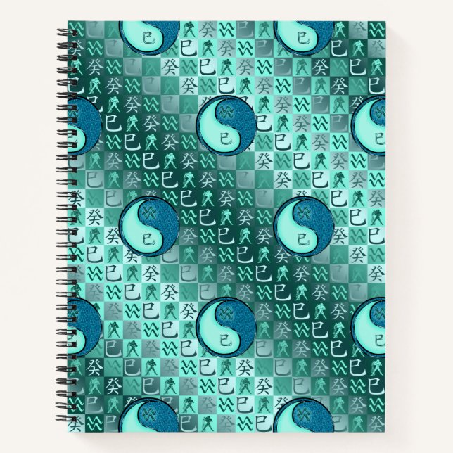 Cuaderno Acuario & Serpiente de Agua (Anverso)