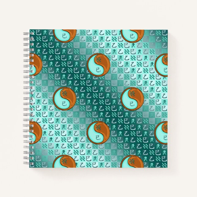 Cuaderno Acuario & Serpiente de Madera (Anverso)