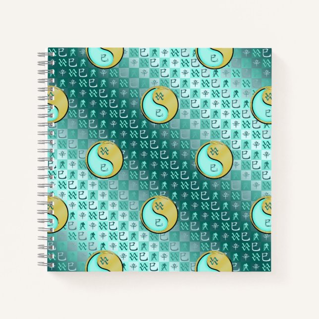 Cuaderno Acuario & Serpiente de Metal (Anverso)