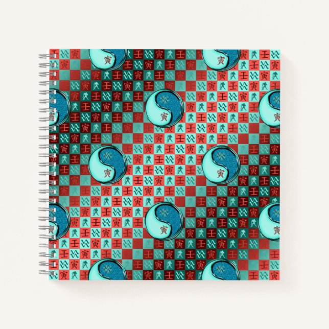 Cuaderno Acuario & Tigre de Agua (Anverso)