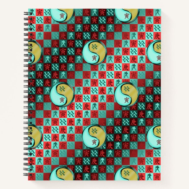 Cuaderno Acuario & Tigre de Metal (Anverso)