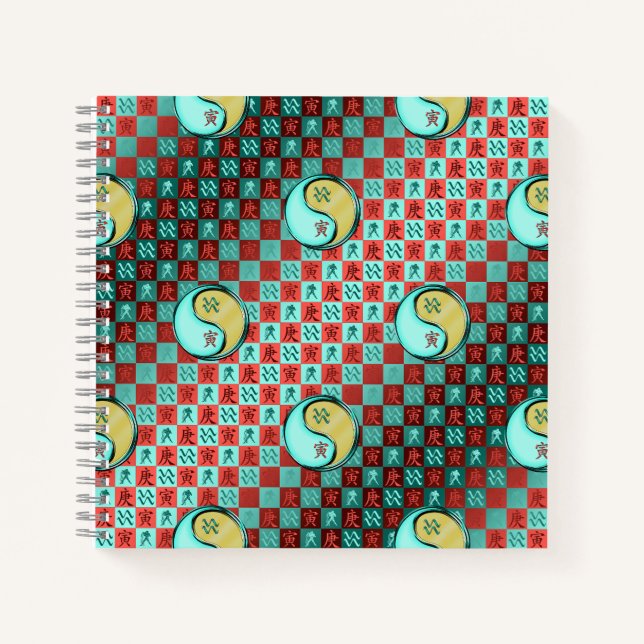 Cuaderno Acuario & Tigre de Metal (Anverso)