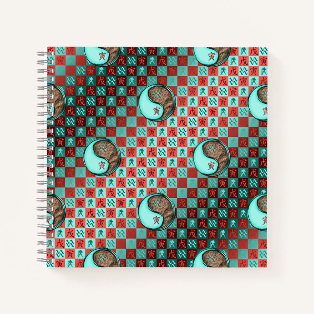 Cuaderno Acuario & Tigre de Tierra (Anverso)